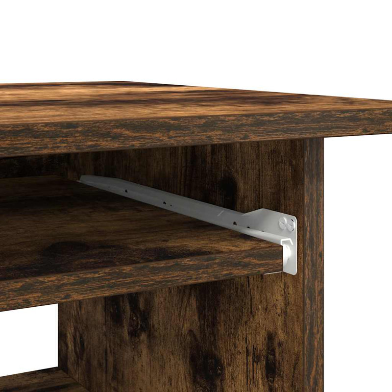 Bureau en bois d'ingénierie, Chêne fumé