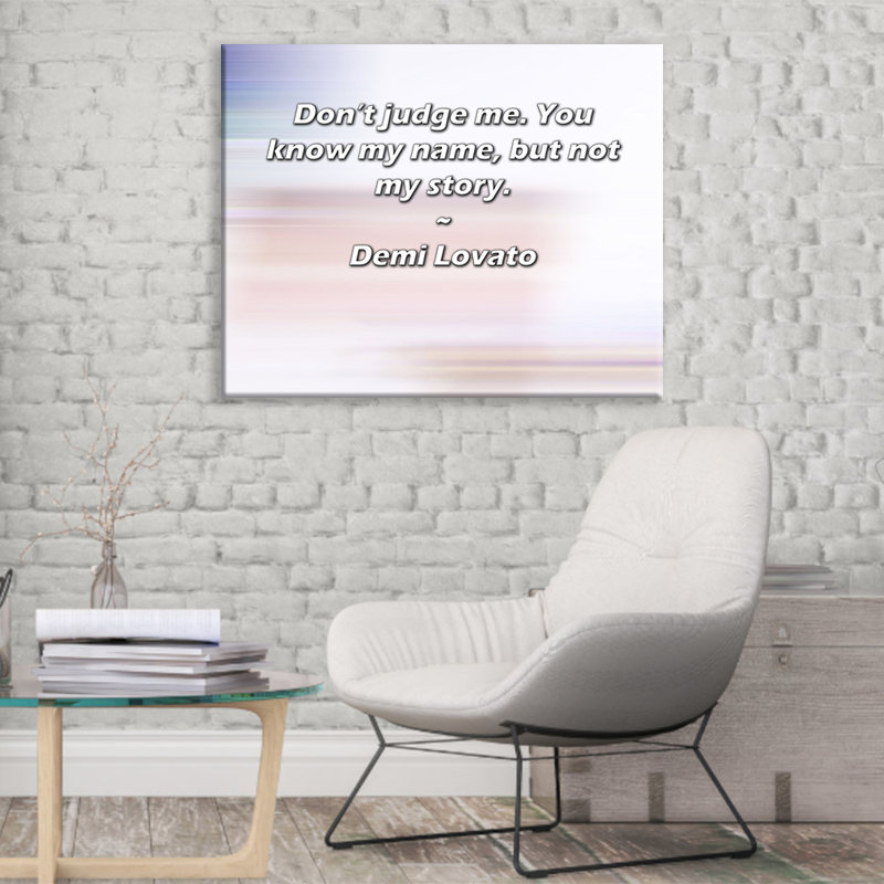 Toile tendue avec toile Trinx par Demi Lovato: «Ne me jugez pas. Vous savez mon nom, mais pas mon nom