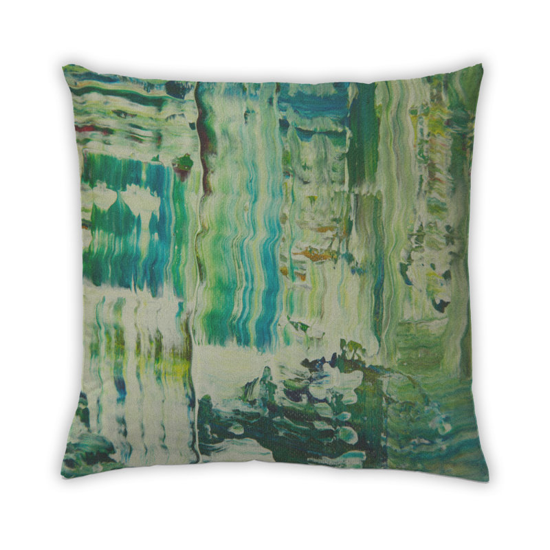 Coussin décoratif Color Focus Green 92, Microsuède