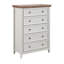 Commode moderne à 5 tiroirs, commode à tiroirs et rangement pour vêtements, armoire de rangement pour le salon, rangement pour commode de ferme BEIGE