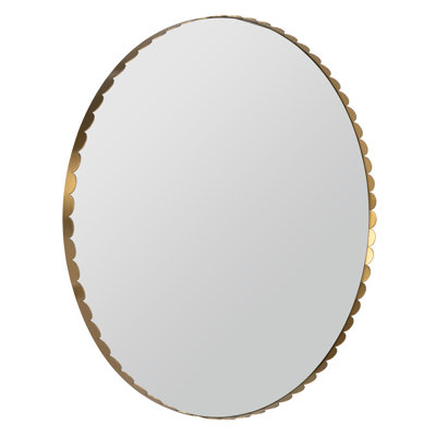 Round Wall and Leaning Mirror