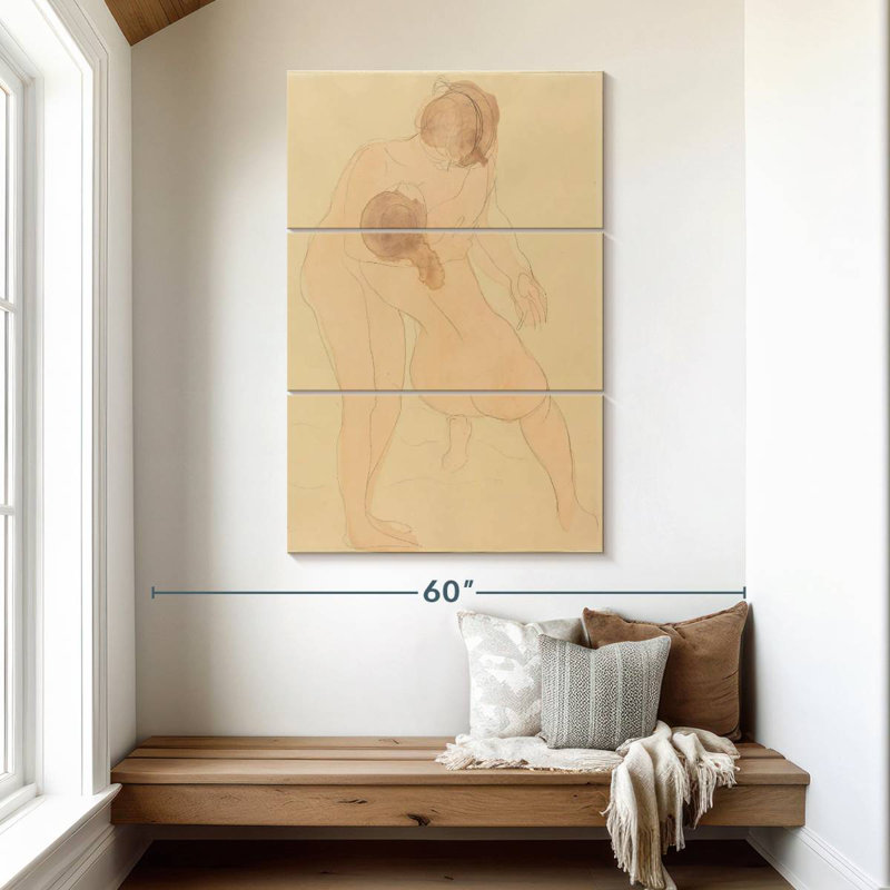 Leisha Two Figures, 50" H x 32" W