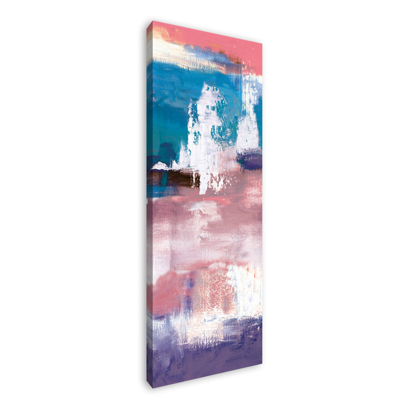« bleu vert et rose », impression sur toile