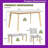 6-Piece Dining Table Set With Bench And 4 Chairs Solid Wood And MDF Rectangular Table