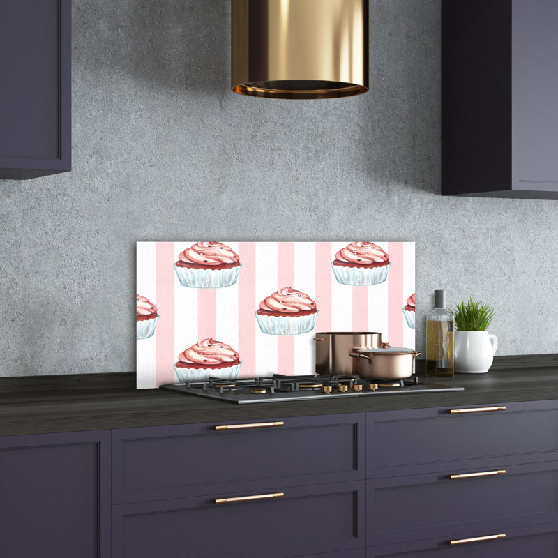 50cm W x 100cm L Glass Peel and Stick Panel