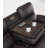 Breathable Fabric Power Reclining Sofa with Drop-Down Table, USB Port, and Wireless Charging for Ultimate Comfort and Convenience-977142769