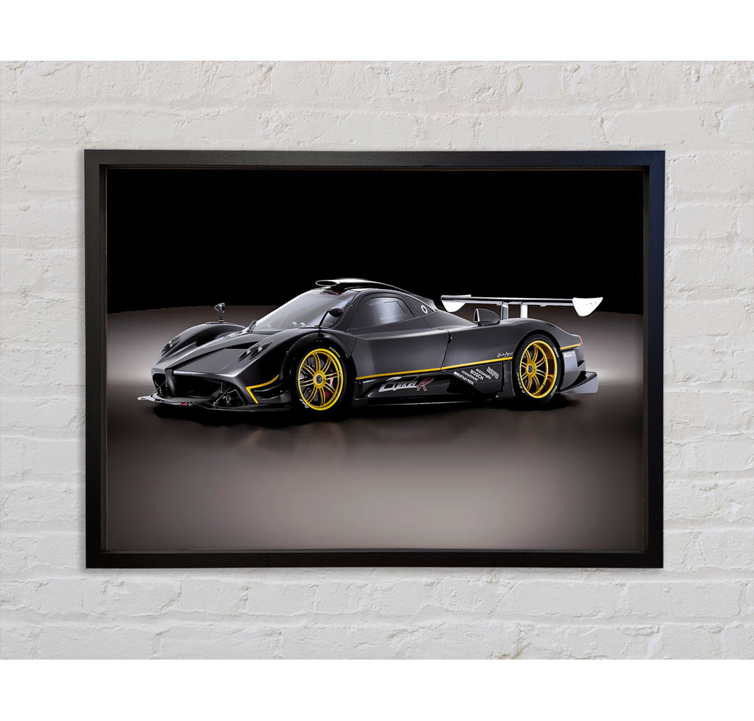 Zonda Black Beauty - Einzelner Bilderrahmen Kunstdrucke auf Leinwand