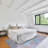 Lint-free, stylish, stain-resistant area rug-345426263
