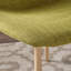 Chaises de salle à manger rembourrées avec structure en métal durable