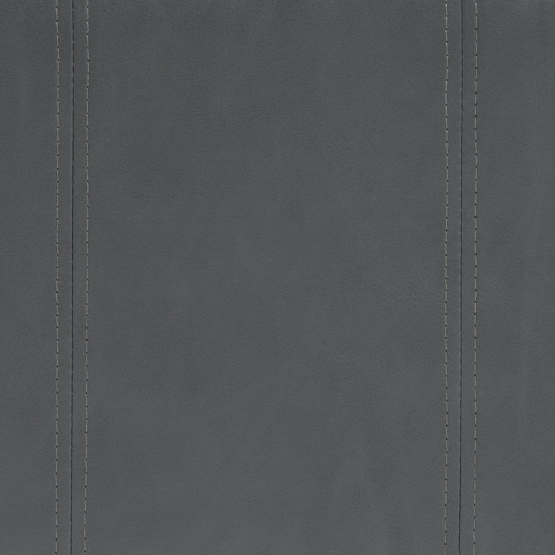 Banc de rangement avec repose-pieds de rangement rectangulaire en cuir végétalien et rembourré avec mousse à haute densité Amelia