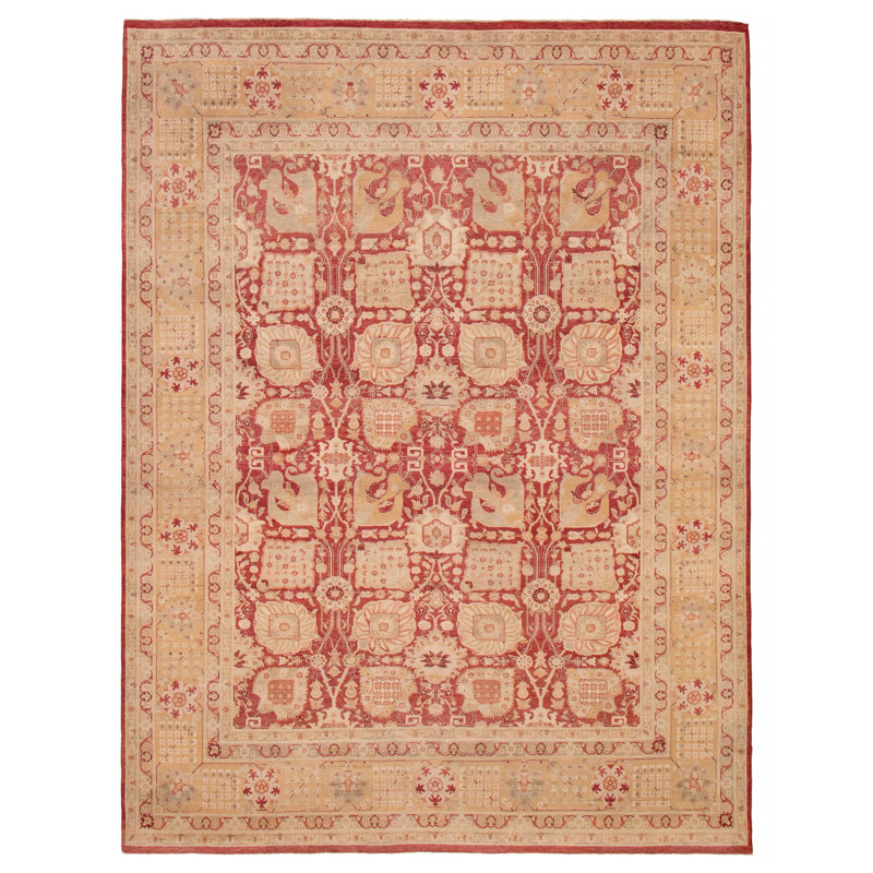 Alimah One-of-a-Kind Rectangle 9' X 11'7" 1990's Wool Area Rug