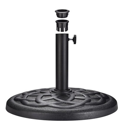  Base de parasol de patio extérieur 20 lb (D2 3/16 po)