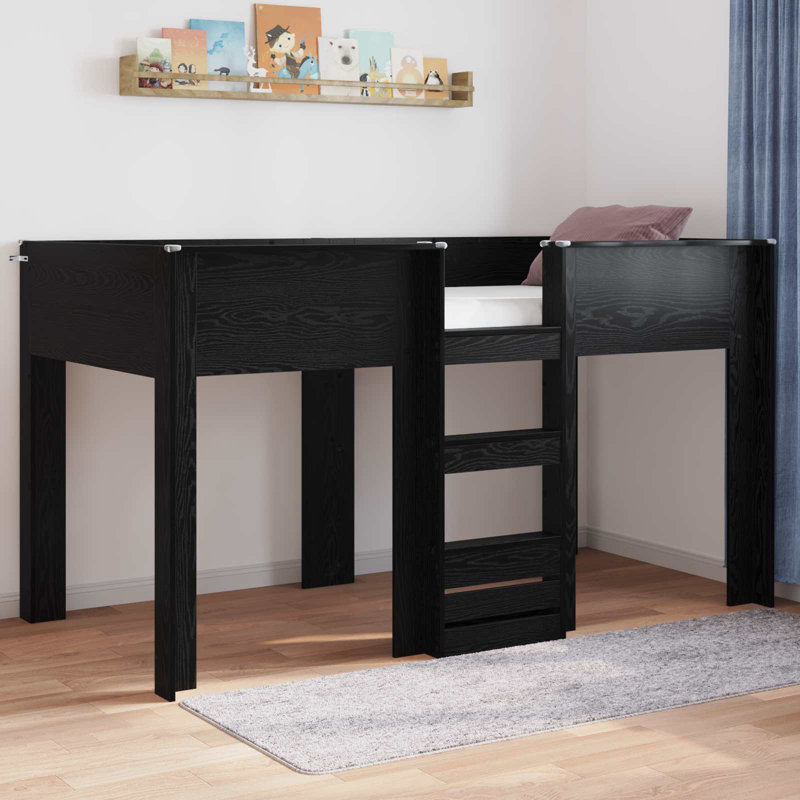 120 X 200cm Bulk Bed, Black Oak