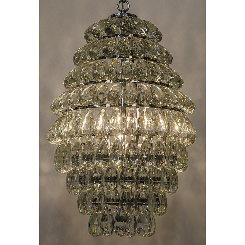 Lustre à niveaux 3 lumières