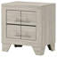 Table de chevet 2 tiroirs Rustic Cream
