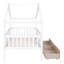 Lit simple en bois avec deux tiroirs-2135624929