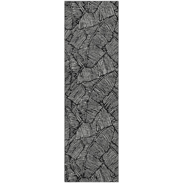 Premium Machine Washable Prisco Black Rug