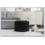 Repose-pieds rond avec rangement en tissu Boucle-2147201025