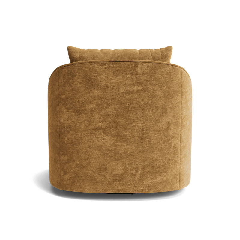Laurel Swivel Chair, Vintage Chenille - Bronze