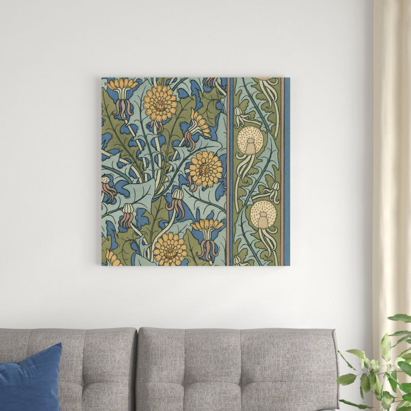 Nouveau motif de textile, H 30 po x l 30 po x P 1,25 po