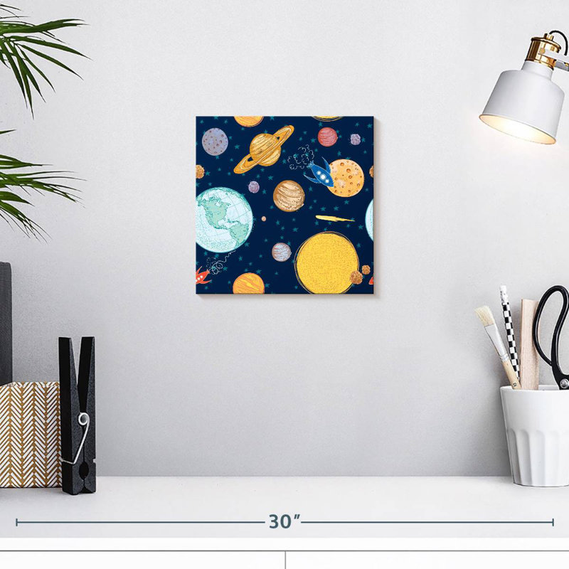 Oberle Space Journey Pattern, 10" H x 10" W
