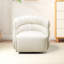 Fauteuil demi-tonneau pivotant en velours Amundsen-1170098683