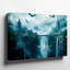 Toile, paysage fantastique à couper le souffle mettant en vedette une brume dramatique dans un canyon enveloppé avec des falaises imposantes de chaque côté, art mural-759538885