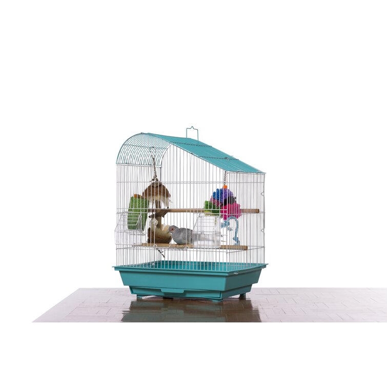 Tucker Murphy Pet™ Borton 18.5'' Victorian Top Table Top Bird Cage with  Perch