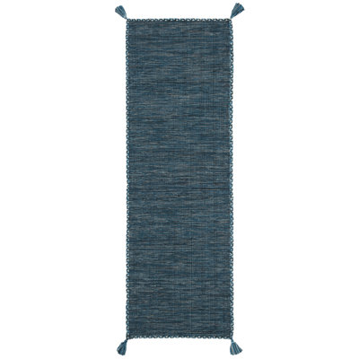 Amaral Hand Woven Cotton Solid Color Rug