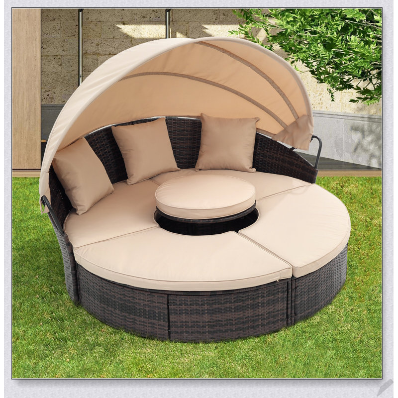 Méridienne en rotin KD Hot Sale
