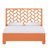 Silas King Platform Bed, Light Blue