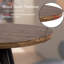Table de salle à manger ronde en bois 31,5 po Jakyren-423689800-464768700