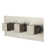 Dax Square Handles And Plate Kit - Chrome Finish For Model Dax-1058