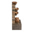  Teamson Home 73cm Outdoor 4-Tier Cascading Water Fountain with LED Lights-132277176