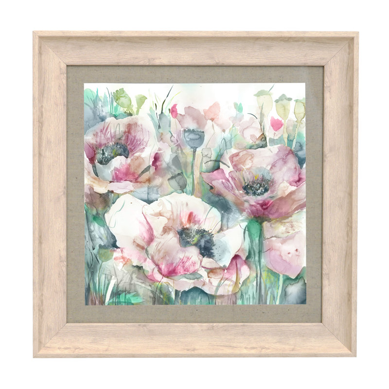 Papavera Papavera Mauve Trio - Single Picture Frame Print