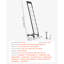 Metal Free Standing Magazine Rack