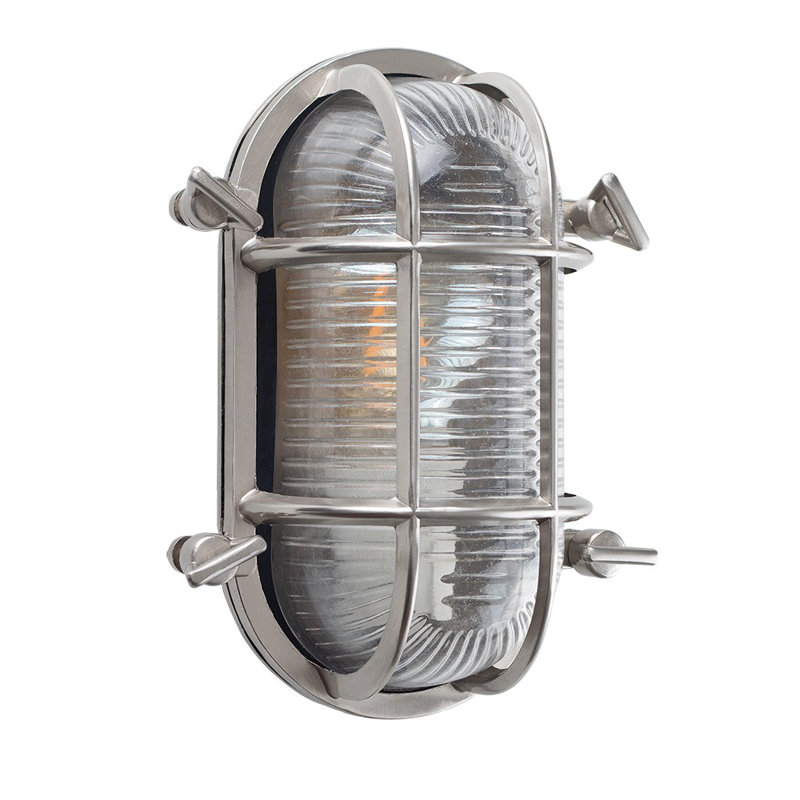 Westlawn 1 - Bulb Outdoor Bulkhead Light, Silver, No