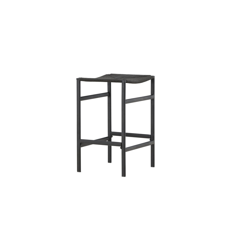 Aiden Adjustable Height Counter Stool with Metal Frame