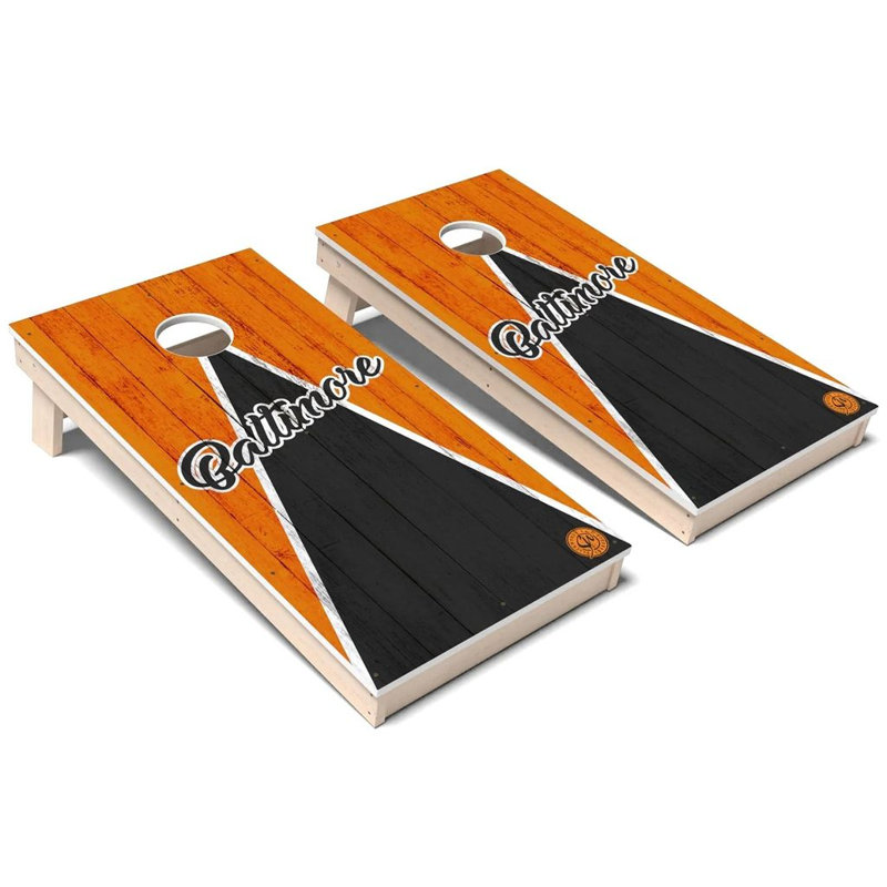 Ensemble de cornhole en composite Baltimore, Ajouter des lumières DEL