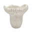 Jardinière corail sable et ciment 9,3 x 9 x 8,7 po avec finition texturée beige