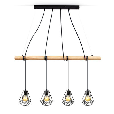 Jagger 4 - Light Kitchen Island Geometric Pendant