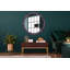 Huldar Glass Flat Wall Mirror
