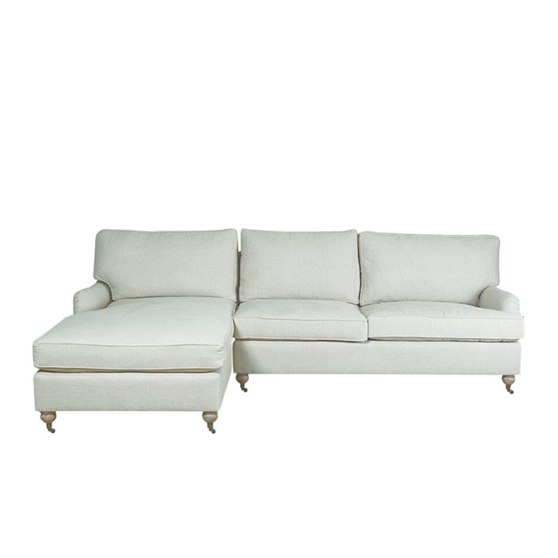 Heather Chaise Sectional, Highlander Olive