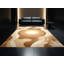 Tapis brun doux moelleux à motif abstrait tropical Tonnele - reliure brun clair-792071528
