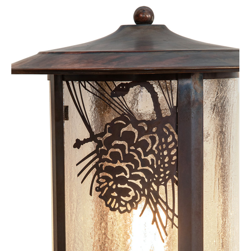 10" Wide Fulton Winter Pine Pier Mount