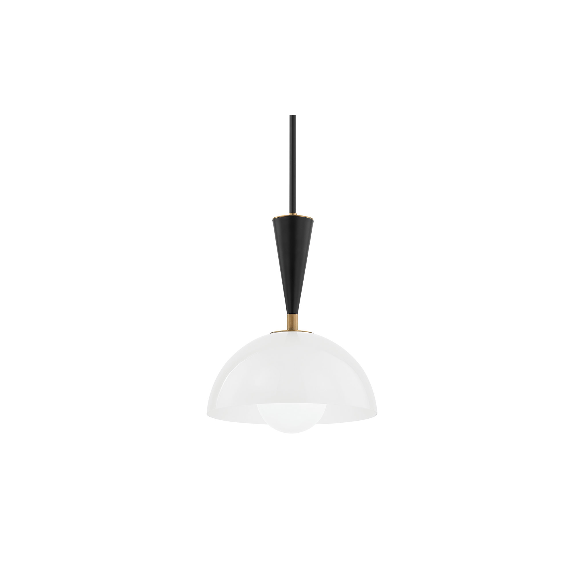 Payson 1 Light Pendant, 15.75" H x 12" W x 12" D