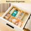 Ensemble de 25 organisateurs de tiroirs en plastique, 4 plateaux de rangement polyvalents pour salle de bain et coiffeuse, 4 bacs de rangement pour le maquillage, la chambre à coucher, les ustensiles de cuisine et le bureau-287796745