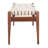 Kenan Genuine Leather Upholstered Bench-2050016503