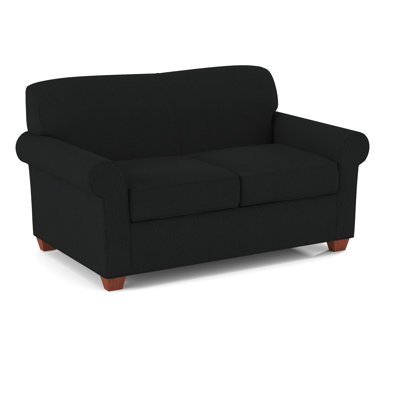 Finn 59" Rolled Arm Sofa Bed Loveseat with Reversible Cushions