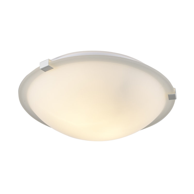Plafonnier encastré 2 lumières 12 po Braydon, blanc